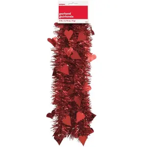 Unique Party Tinsel Garland Red (One Size)