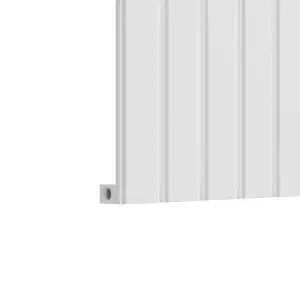 VURTU Alum1 Designer Vertical Radiator, 1800(H) x 470(W), White, 650101