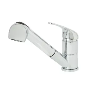 Mokau Chrome effect Kitchen Top lever Tap