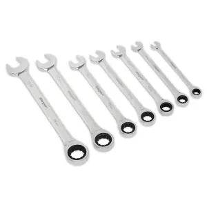 Siegen Combination Ratchet Spanner Set 7pc