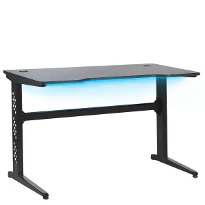 Beliani Modern Gaming Desk Black DEXTER