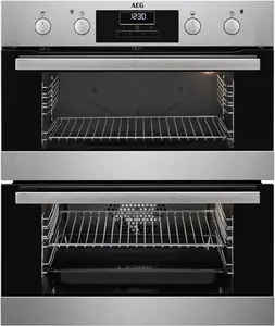 AEG dub331110m 6000 Series Built Under Electric Double Oven - Stainless Steel