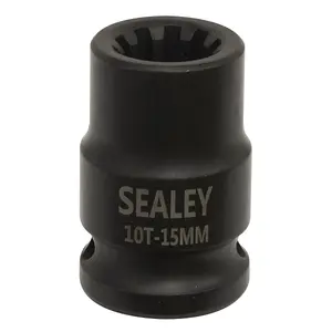 Sealey Brake Caliper Socket 1/2"Sq Drive 15mm 10-Point VS0990