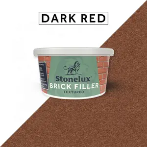 Stonelux Brick Repair Filler 0.3kg Dark Red Filler Brick Effect Filler