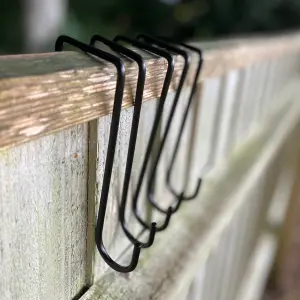 15cm Bracket Fence Panel Hooks (Set of 6)