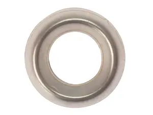 ForgeFix 200SCW10N Screw Cup Washers Solid Brass Nickel Plated No.10 Bag 200 FORSCW10NM