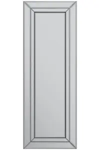 MirrorOutlet ouble Bevel Large Modern Venetian Cheval Free Standing Mirror 5Ft X 1Ft3 (150 X 40cm)