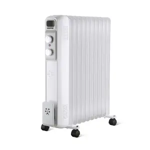 Geepas Electric 2500W Oil Filled Radiator 11 fin Electric Heater