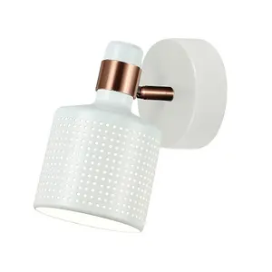 Luminosa Modern Wall Lamp White 1 Light , E27