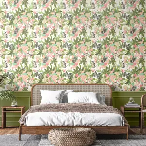 Hoopla Walls Paradise French Rose Smooth Matt Wallpaper