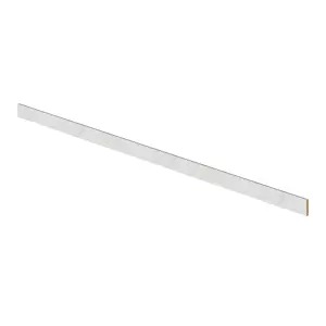 GoodHome Kala Matt White Quartz effect Laminate Kitchen Upstand (L)3000mm