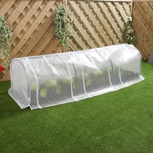 3 Section Polytunnel Greenhouse