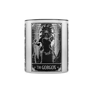 Deadly Tarot The Mermaid, The Gorgon & The Vampyre Inner Two Tone Mug Black/White (One Size)