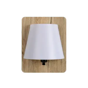 Lucide Idaho Modern Wall Light - 1xE14 - Light Wood