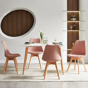 Nero Upholstered Dining Chair (Set of 6) Pink