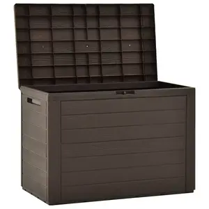 Berkfield Garden Storage Box Brown 78x44x55 cm