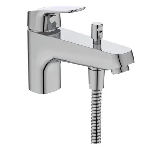 Ideal Standard Ceraflex Single Lever Bath Shower Mixer Tap, B1960AA, Chrome