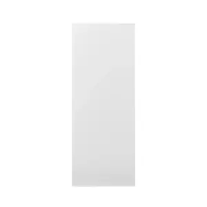 GoodHome Stevia Gloss white Slab Larder Cabinet door (W)500mm (H)1287mm (T)18mm