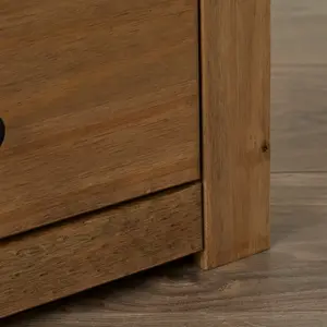 Tetteh 3 Drawer Bedside Table