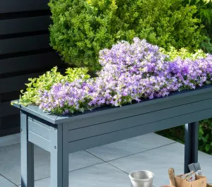 Norfolk Leisure Florenity High Planter with Zinc Tray