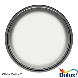 Dulux Trade Vinyl Matt White Cotton Velvet matt Wall paint, 5L