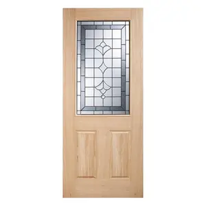 Winchester Glazed Oak External Door 1981mm H x 762mm W x 44mm D