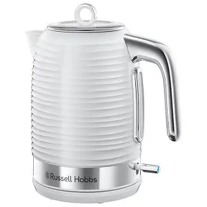 Russell Hobbs Inspire Kettle & 4 Sl Toaster Set White