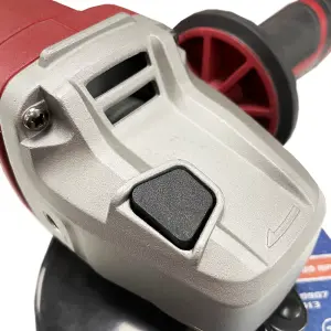 Lumberjack Cordless 20V Angle Grinder 115mm M14 Thread Overload Protection Red (BARE UNIT)