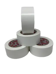 6 Pack of White 50mm x 50m Duct Tape