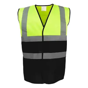 Yoko Unisex Adult Two Tone Hi-Vis Vest