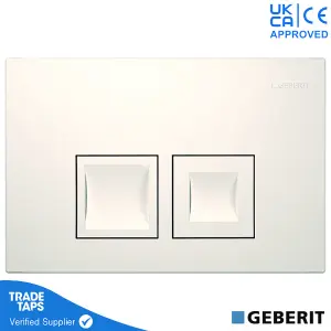 Geberit Delta 35 Flush Plate White