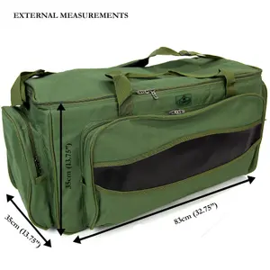 XXL Carp Coarse Fishing Tackle Bag Insulated Carryall Holdall Padded