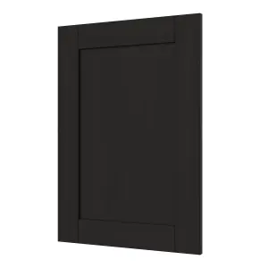 GoodHome Verbena Matt charcoal Shaker Highline Cabinet door (W)500mm (H)715mm (T)20mm