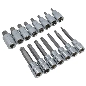 1/2in Drive Male Spline Sockets Shallow And deep M5 to M16 25pc Set