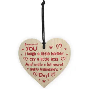 Valentines Day Gift For Him Her Anniversary Gift For Husband Wife Wood Heart Keepsake