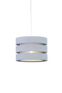 Trio Light Grey Pendant Light shade (D)35cm