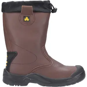 Amblers Safety FS245 Antistatic Pull On Safety Rigger Boot Brown