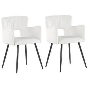 Kirssy Upholstered Dining Chair White