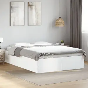 Berkfield Bed Frame without Mattress White 120x200 cm