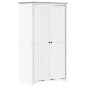 Wardrobe BODO White 101x52x176.5 cm Solid Wood Pine