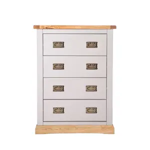 Bomporto 4 Drawer Chest of Drawers Bras Drop Handle