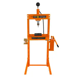 Hydraulic Shop Press 20 Ton Tonne Floor Mount Pressure Gauge Workshop Garage