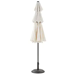 Garden Market Parasol 2.85 m Light Beige BIBIONE