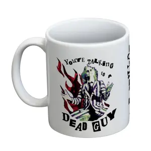 Beetlejuice Youre Talking To The Dead Guy Mug White (One Size)