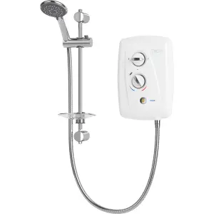 Triton T80 Easi-Fit+ White Manual Electric Shower, 9.5kW