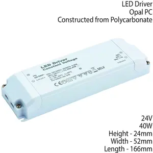 24V DC 40W Constant LED Driver / Transformer Low Voltage Light Power Converter