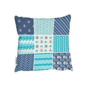 Cushions - Nautical Tiles (Cushion) / 45cm x 45cm