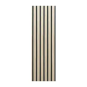 STRIVO Acoustic Wide Slat Wall Panel - Light Ash