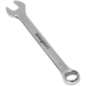 Durable 22mm Hardened Steel Combination Spanner - Chrome Vanadium Finish