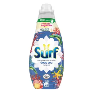 Surf Deep Sea Minerals Lasting Fragrance Liquid Detergent 648ml, 96 Washes, 4Pk